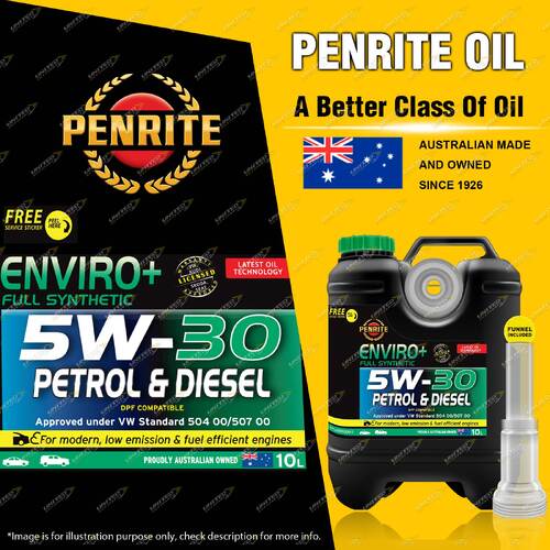 Penrite Full SYN Enviro+ 5W-30 Engine Oil 10L for AUDI A1 A3 A4 TFSI TDI quattro