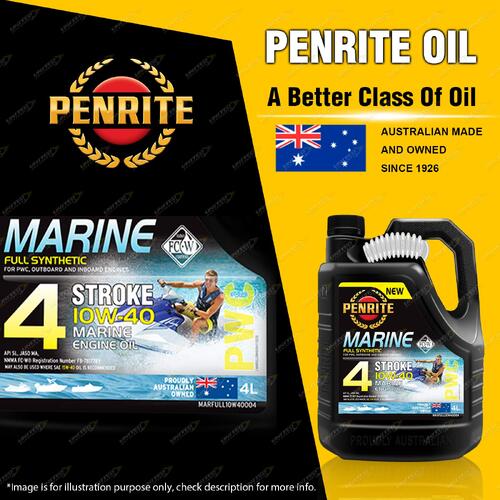 Penrite Marine Full Synthetic 4 Stroke 10W40 Engine Oil 4L MARFULL10W40004