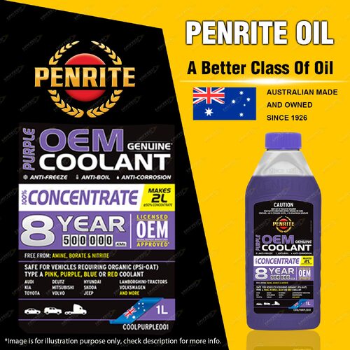 Penrite Purple OEM Coolant Concentrate Engine Coolant 1L Anti Freeze Anti Boil