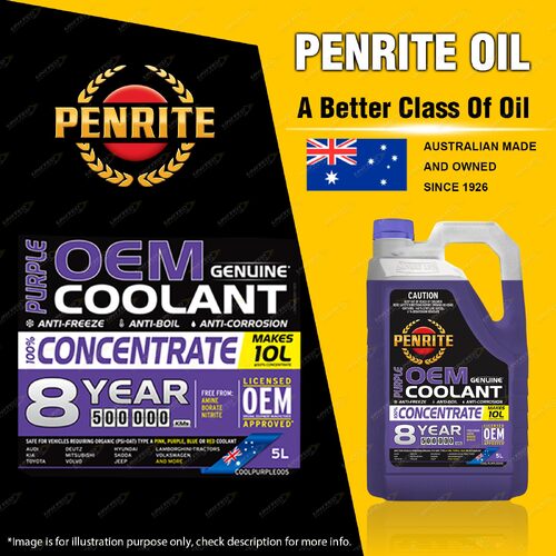 Penrite Purple OEM Coolant Concentrate Engine Coolant 5L Anti Freeze Anti Boil