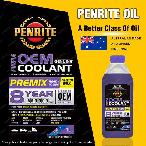 Penrite Purple OEM Coolant Premix Engine Coolant 1L Anti Freeze Anti Boil