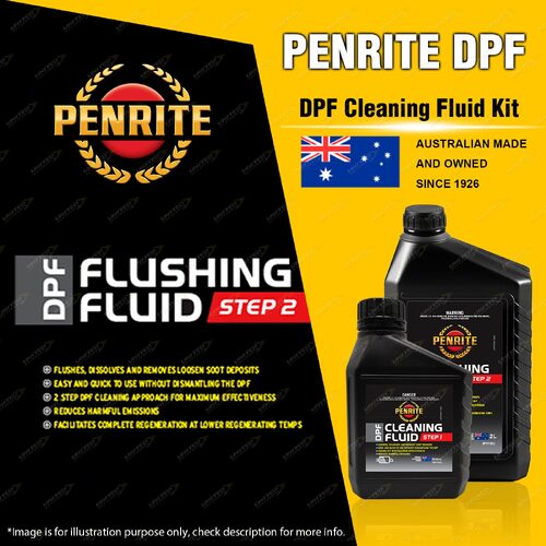 Penrite DPF Cleaning Fluid Kit-DPF Cleaning Fluid Step 1 & Flushing Fluid Step 2