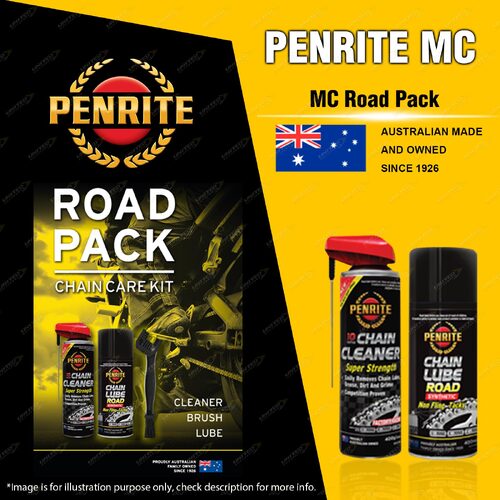 Penrite 10 Tenths MC Road Pack Chain Care Kit included Brush Cleaner Lube