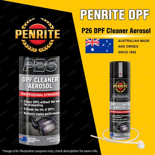 Penrite P26 DPF Cleaner Aerosol Professional Strength 400ml Extends the life