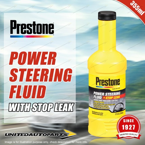 Prestone Power Steering Fluid with Stop Leak 355ml AS262Y Premium Quality