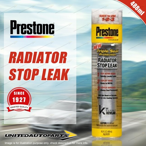 Prestone Triple Seal Protection Radiator Stop Leak 488ml AS660Y Premium Quality