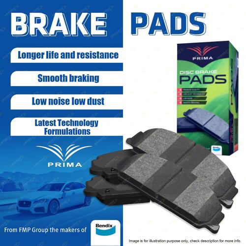 4Pcs Prima Front Disc Brake Pads for Ford Capri Fairlane ZA ZB Falcon XP RWD