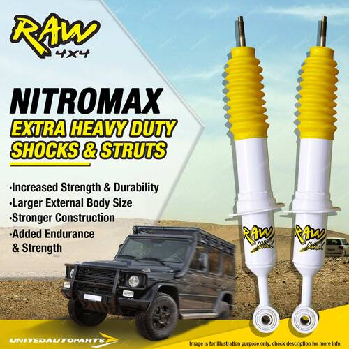 Pair Front Raw 4x4 Nitro Max Struts 2 Inch Lift for FORD RANGER PX 2011-2018