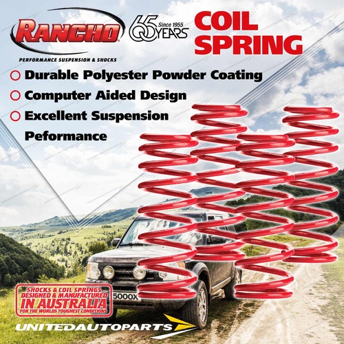 Front + Rear Rancho Coil Springs for Mitsubishi Challenger Pajero Sport PB PC