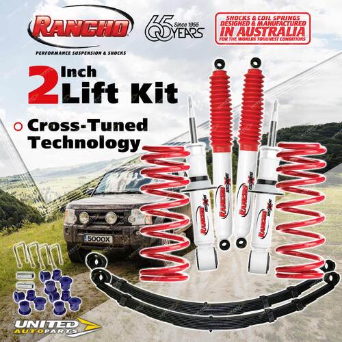 40mm Lift Kit Rancho Shocks Coil Leaf for Ford Ranger PX PXII 2.2DT IFS 11-18