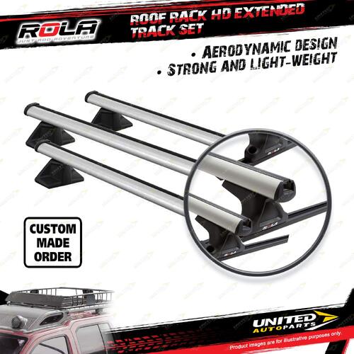 3 x Rola 1150mm HD Extended Track Roof Rack Bars Commercial Series TM CTM07-3-B