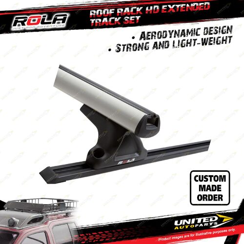 1 x Rola 1500mm HD Extended Track Roof Rack Bar Commercial Series TM CTM37-1-B