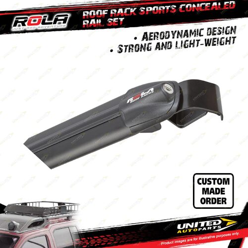 1 Rola Sports Concealed Rail Roof Rack Bar RB Ser Factory rails Stainless straps