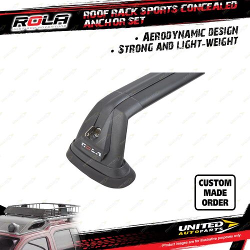 Rola Sports Concealed Anchor Set Hektik Canopy With Track HD CCM02-2-B