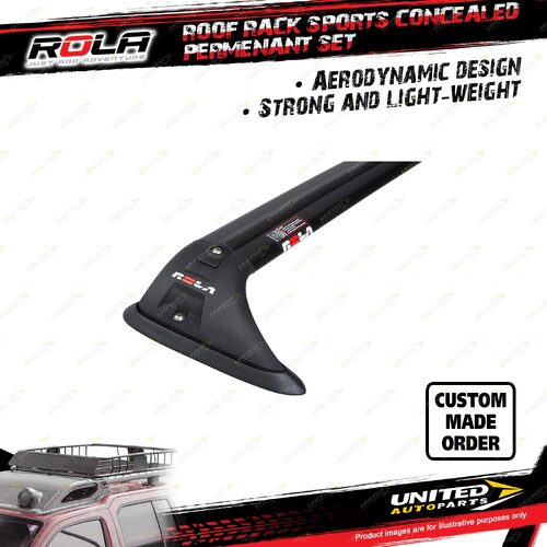 Rola Sports Concealed Permenant Roof Rack Bar for Ford F250 F350 Ute 08/2001-On