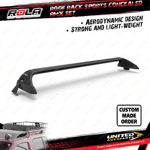 Rola Sports Concealed RMX Roof Rack Bar for Mazda BT-50 B2500 Ute 06-11