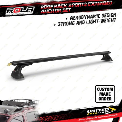 Rola Sports Extended Anchor Roof Rack Bar for Peugeot Partner K9 Van 08/2019-On