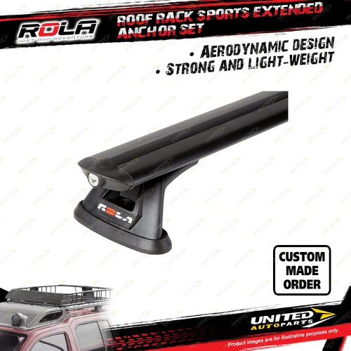 Rola Sports Extended Anchor Roof Rack Bar for Volkswagen Caddy 4th Gen 2020-On