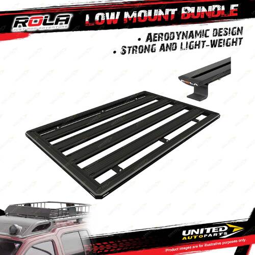 Rola Low Mount Rail Kit & 1800mm Titan Tra for Holden Trailblazer RG SUV 16-20