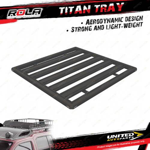 Rola Roof Rack Accessory Titan Alu Tray BLK MKIII 1500mm x 1400mm