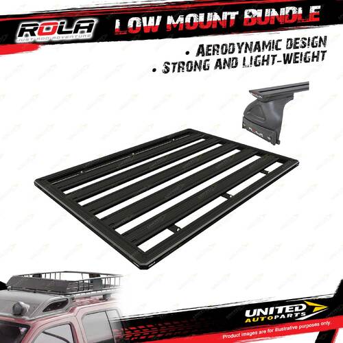 Rola Low Mount Gutter Kit With 2000mm Titan T for Toyota H200 Hiace Van 05-19