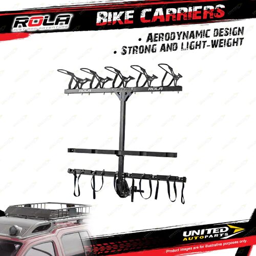 Rola Roof Rack Accessory Vertical VBR5 Bike Rack - 5 Bike Carrier