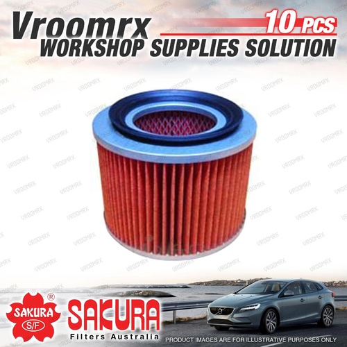 10x Sakura Air Filter for Nissan Patrol GU GUII GUIII GUIV GUVI Y61 2.8 3.0 4.2