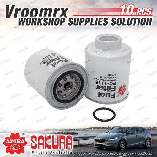 10 Sakura Fuel Filter for Toyota Hilux LN61 LN65 LWB LN80 LN81 LN85 LN86 KZ Ser