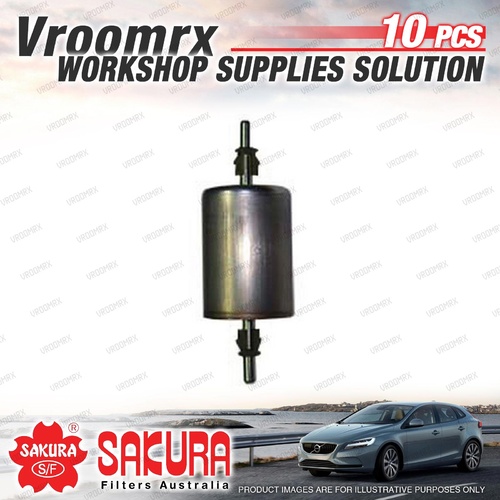 10 Sakura Fuel Filter for Holden Astra TS TS II Barina SB XC Berlina VT II VX VY