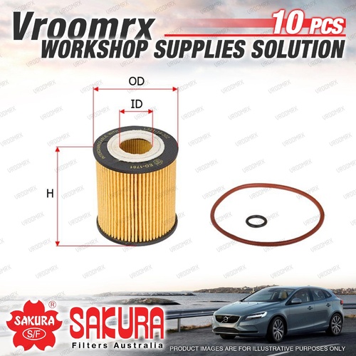 10Pcs Sakura Oil Filter for Ford Escape EP3WF ZA ZB ZC ZD MONDEO MA MB MC ZETEC