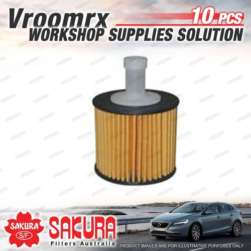 10 Sakura Oil Filter for AVENSIS ZRT272 PRIUS V RAV4 ZSA42R Yaris NSP130 135