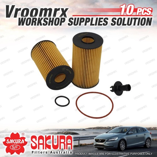 10 Sakura Oil Filter for Lexus IS IS500 USE20 LS600HL USF46R LX570 URJ201R RC F