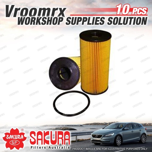 10 Sakura Oil Filter for Nissan DUALIS Navara NP300 QASHQAI J11 X-TRAIL T31 T32