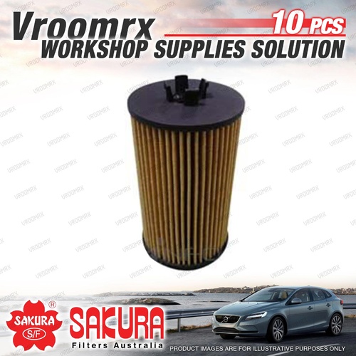 10Pcs Sakura Oil Filter for Alfa Romeo 159 939 SAAB 9-5 II Vauxhall INSIGNIA