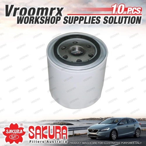 10x Sakura Oil Filter for Ford Falcon BA BF FG I II III FG X C-1922 Refer Z516