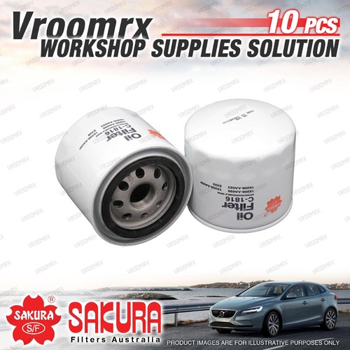 10 Sakura Oil Filter for Subaru Forester SF SG Impreza GC Liberty BE BD Outback