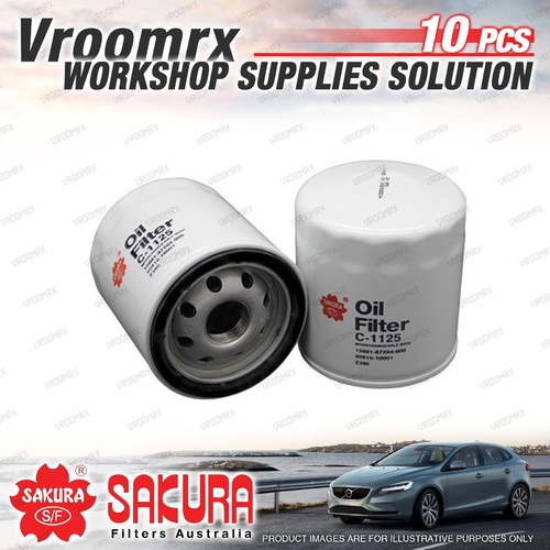 10 Sakura Oil Filter for Toyota Rav4 SXA20 Sprinter Starlet TownAce Yaris NCP90R