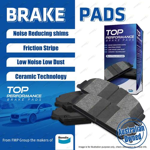 4Pcs Rear Disc Brake Pads for Hyundai Sonata NF 2.0L CRDi 2.4L 3.3L FWD Sedan