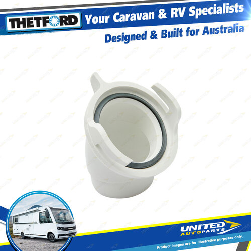 Thetford Bumper Hose Adaptor - Curved for Caravan Toilets Spare Parts