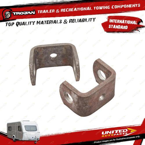 Pair Trojan Spring Hangers Suit 2 Inch for Trailer Suspension Accessories