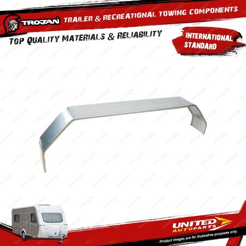 Trojan Trailer Hardware Mudguard 13-14 Inch 220 X 1580 Tandem Galvanized Square