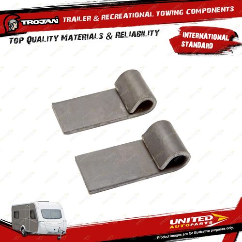 2x Trojan Hinge Strap 3 X 1/2 15.04.97 Trailer Hardware Hinges Bolts & Fasteners