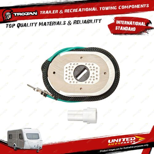 LH Trojan 10 Inch Magnet HD Oval Electric Prem for Trailer Assembly Components