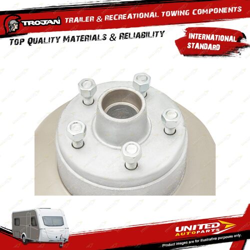 Trojan Trailer Wheel Hub Disc Brake 260mm Ford No Cup Galvanized Vehicle Parts