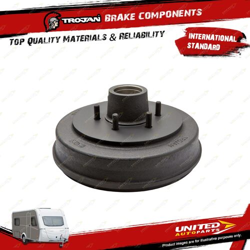 Trojan Trailer Brake Drum 12 Inch Electric 2TA No Cup 6 Stud LC Vehicle Parts