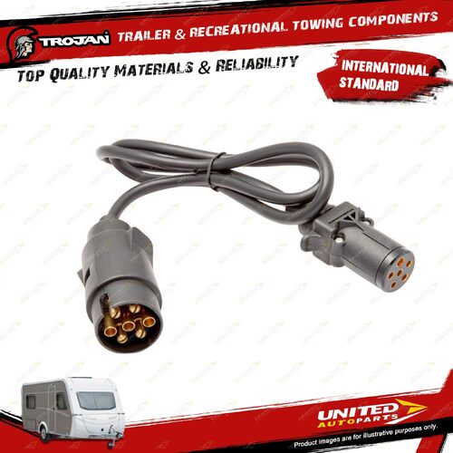 Trojan Connector 7 Pin Male 6 Pin Fmale for Electrical Assembly Towing Adaptors