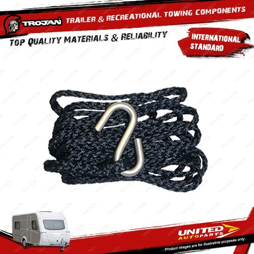 Trojan Trailer High Strength Synthetic Dyneema Winch Rope 4m 1000Kg