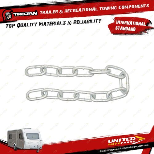 Trojan Chain 8mm Galvanized 550mm for Trailer Hardware Spare Parts