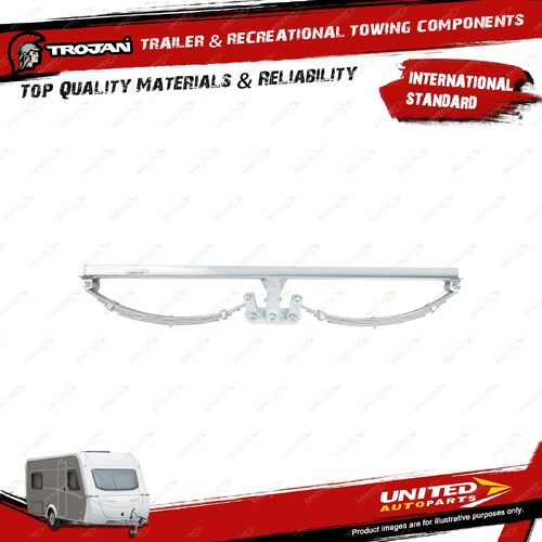 Trojan Trailer Suspension Leaf Spring Kit Pto Tandem 2500Kg Mounted Galvanized