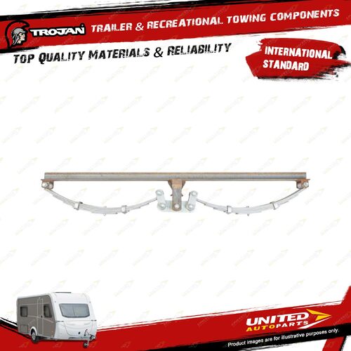 Trojan Suspension Leaf Spring Kit Tandem 3500Kg Mounted for Trailer Parts